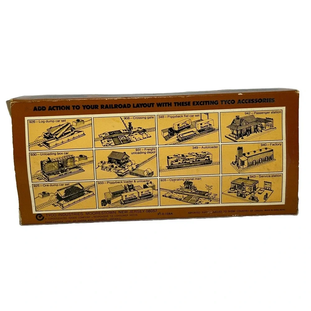TYCO HO Scale Wesson Pure Vegetable Oil Tank Car GA 9876‎ Blue Green With Box